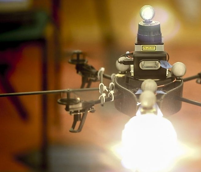 The litrobot drone during a photo shoot